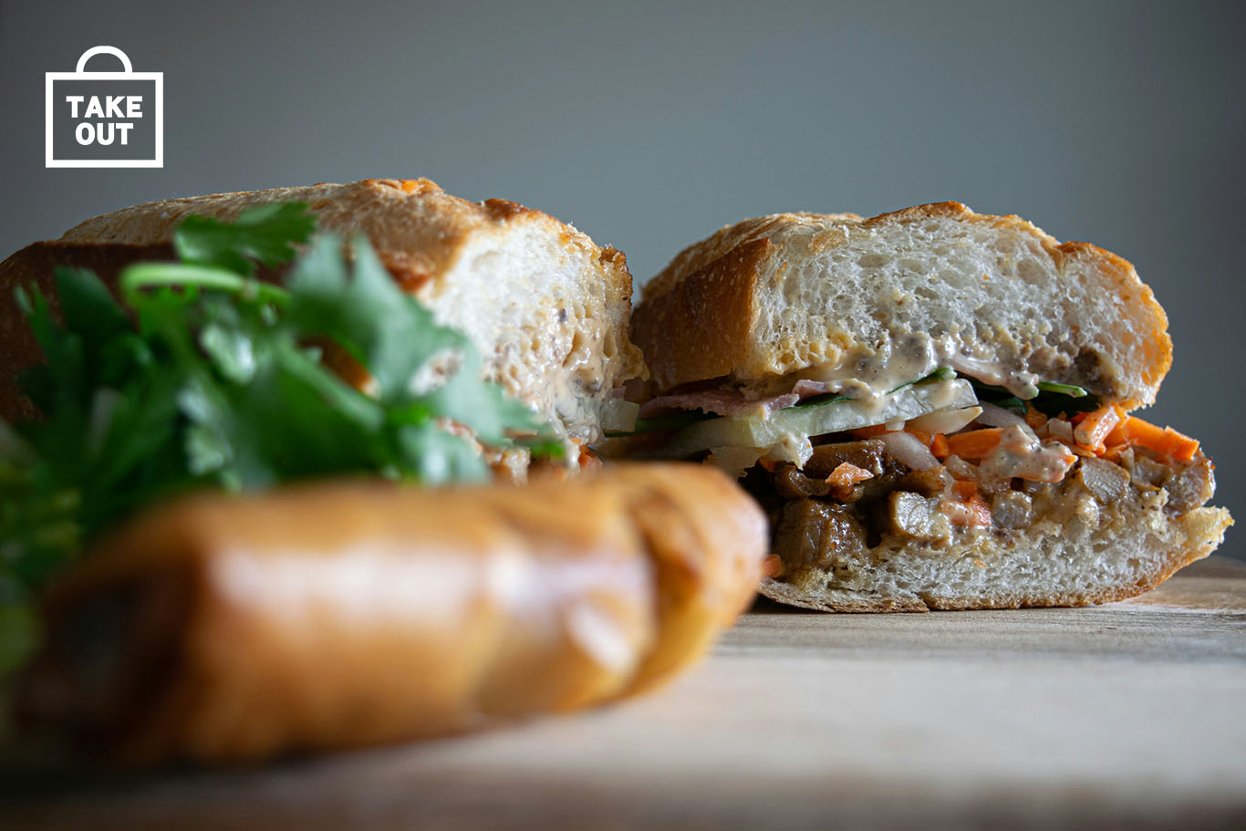 照り焼きチキンバインミー