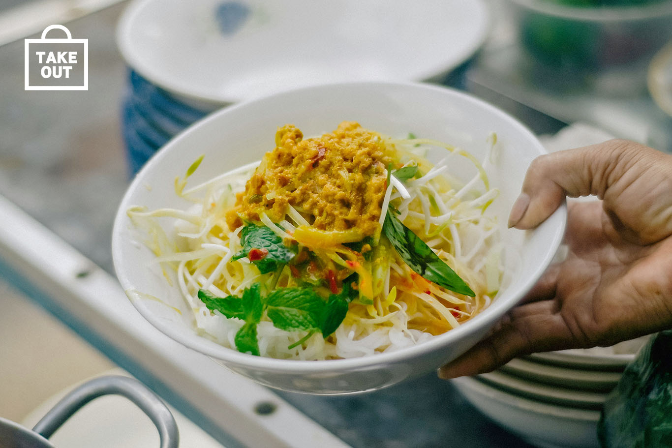香味野菜と鶏ささみの冷製フォー